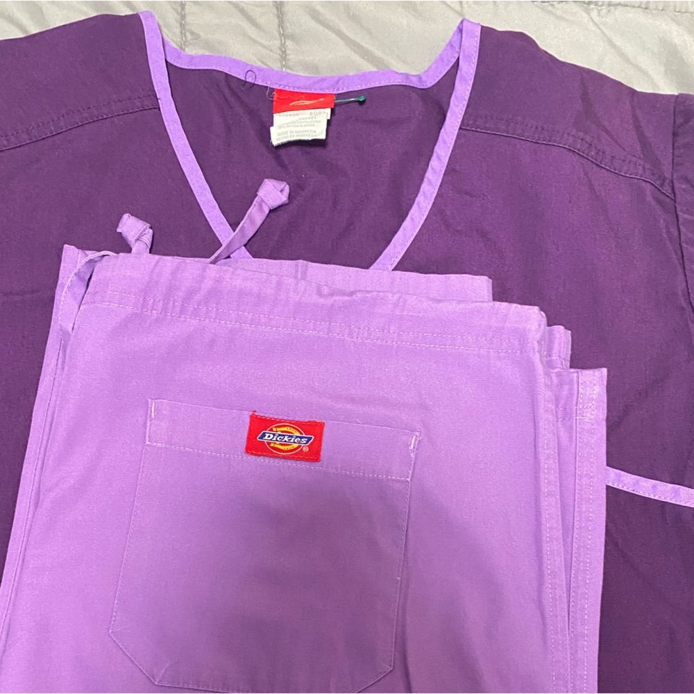 Dickies scrub top and pants